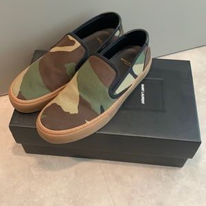 Men’s Saint Laurent Slip On Sneakers